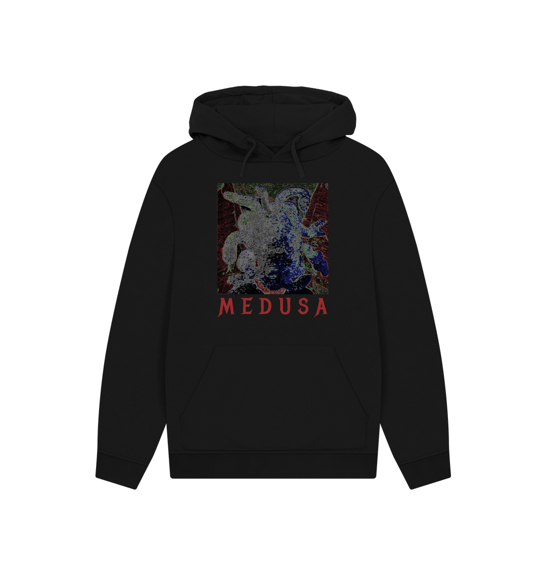 Black Printed Hoody