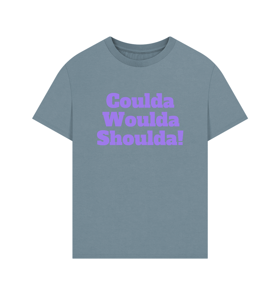 Stone Blue Printed T-shirt