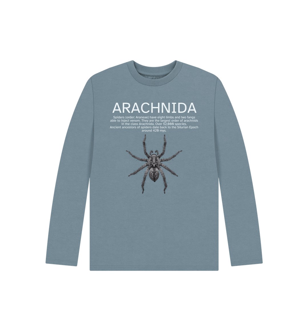 Stone Blue Printed Kids T-Shirt