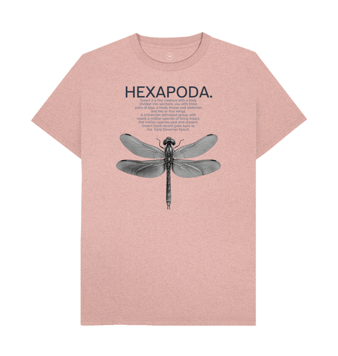 Sunset Pink Recycled Printed T-Shirt