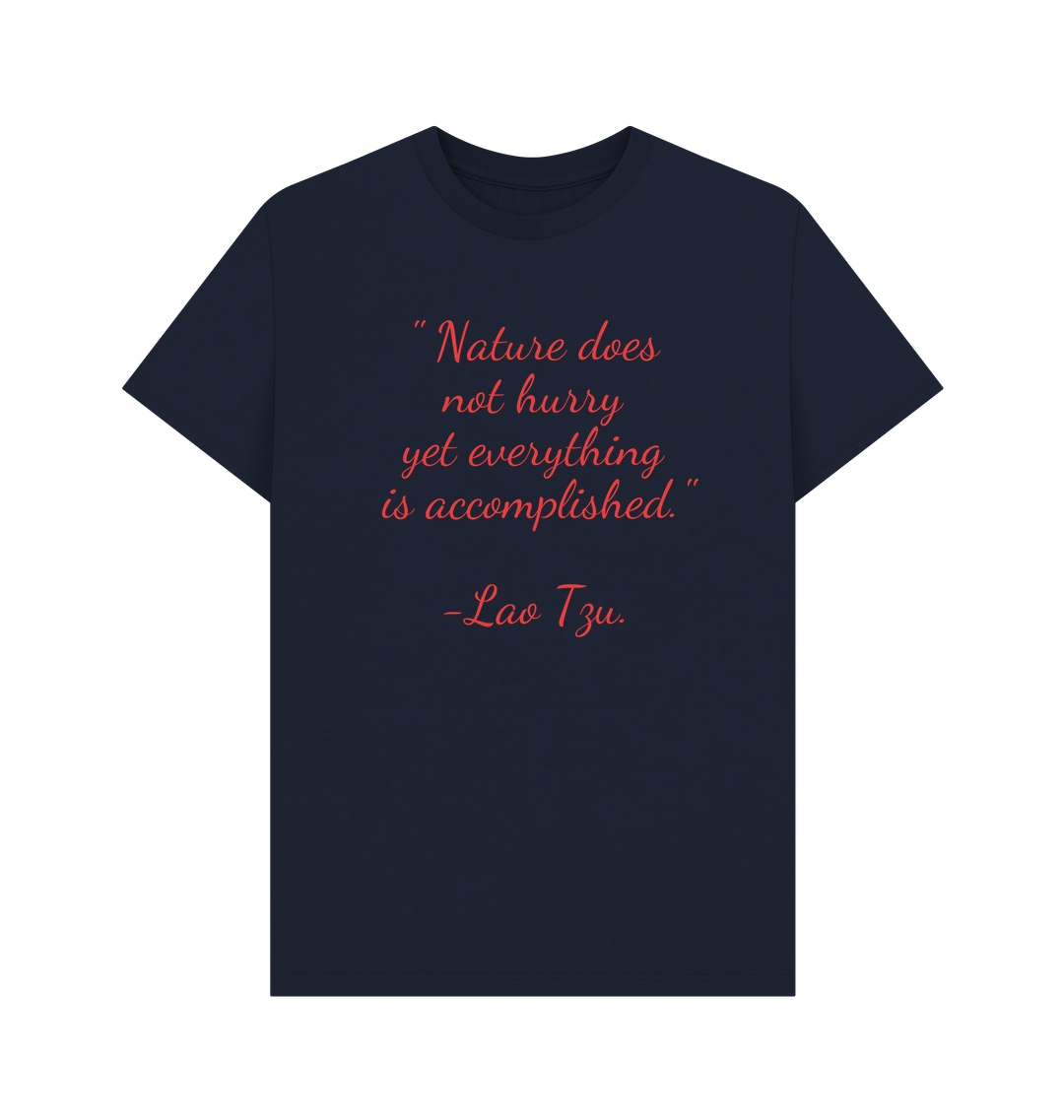 Navy Blue Printed T-shirt