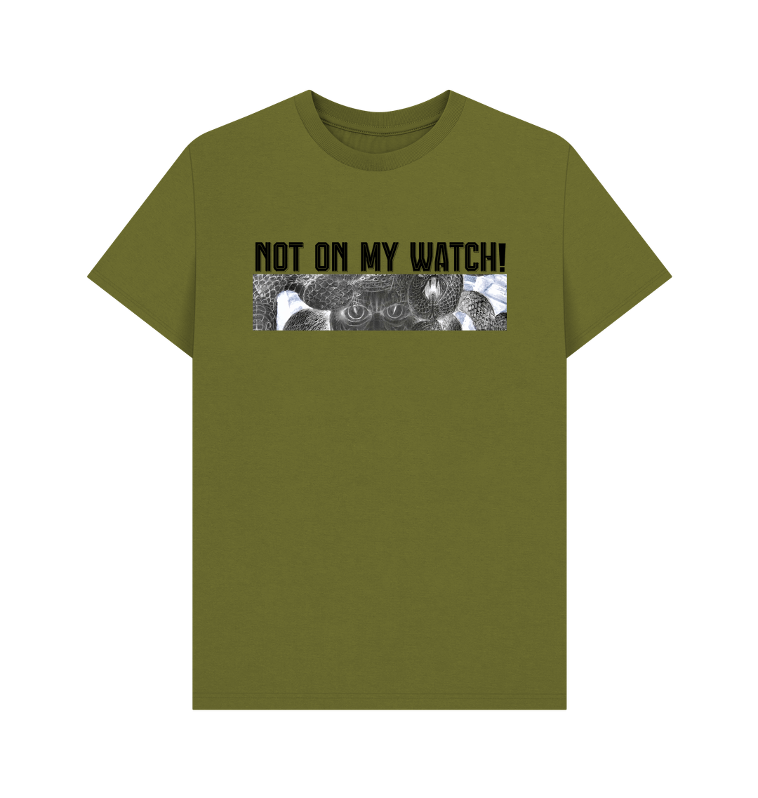Moss Green Printed T-shirt