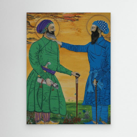 Guru Arjan Dev Greets Sufi Saint Mian Mir.