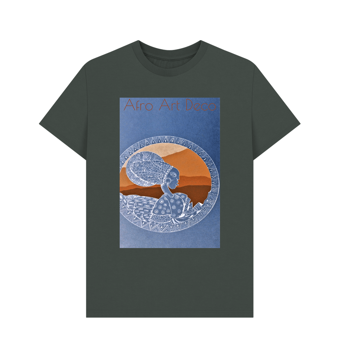 Dark Grey Printed T-shirt
