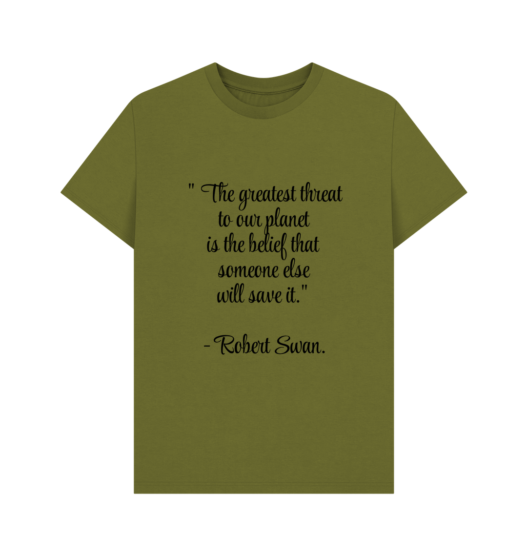 Moss Green Printed T-shirt