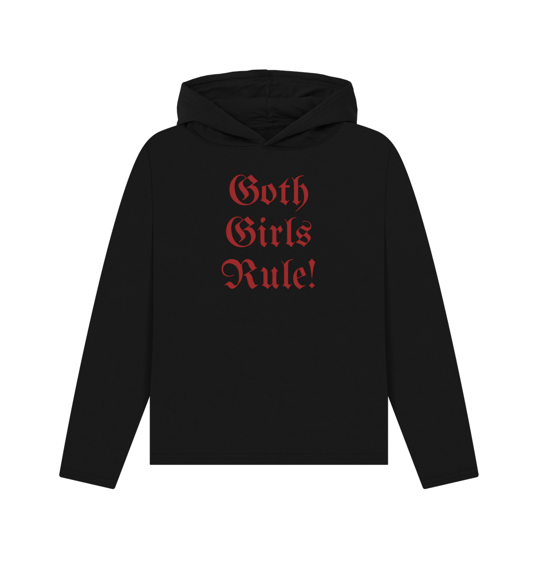 Black Printed Hoody