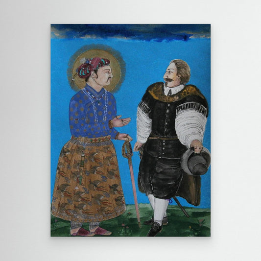 Emperor Jahangir & Sir Thomas Roe.