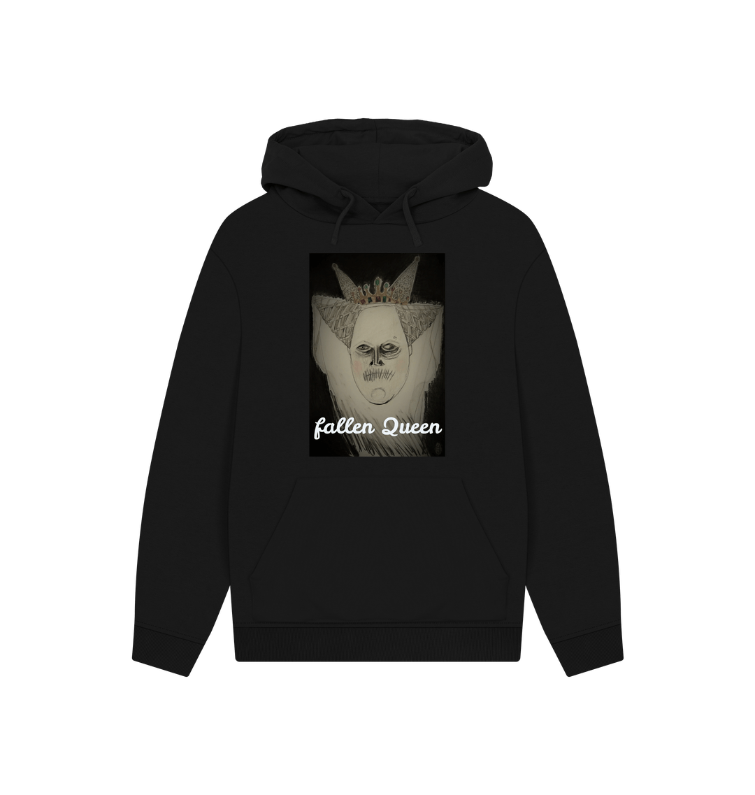 Black Printed Hoody