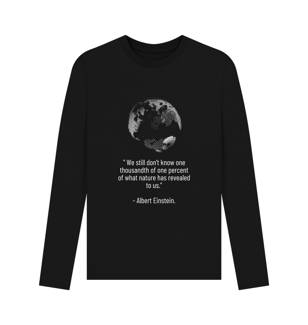 Black Printed Long Sleeve T Shirt