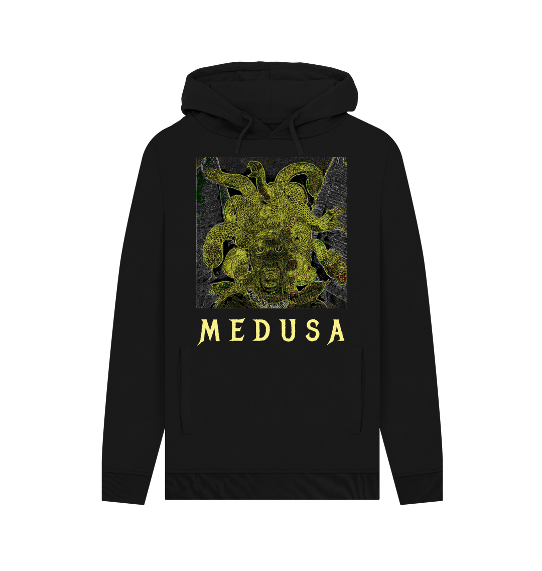 Black Printed Hoody