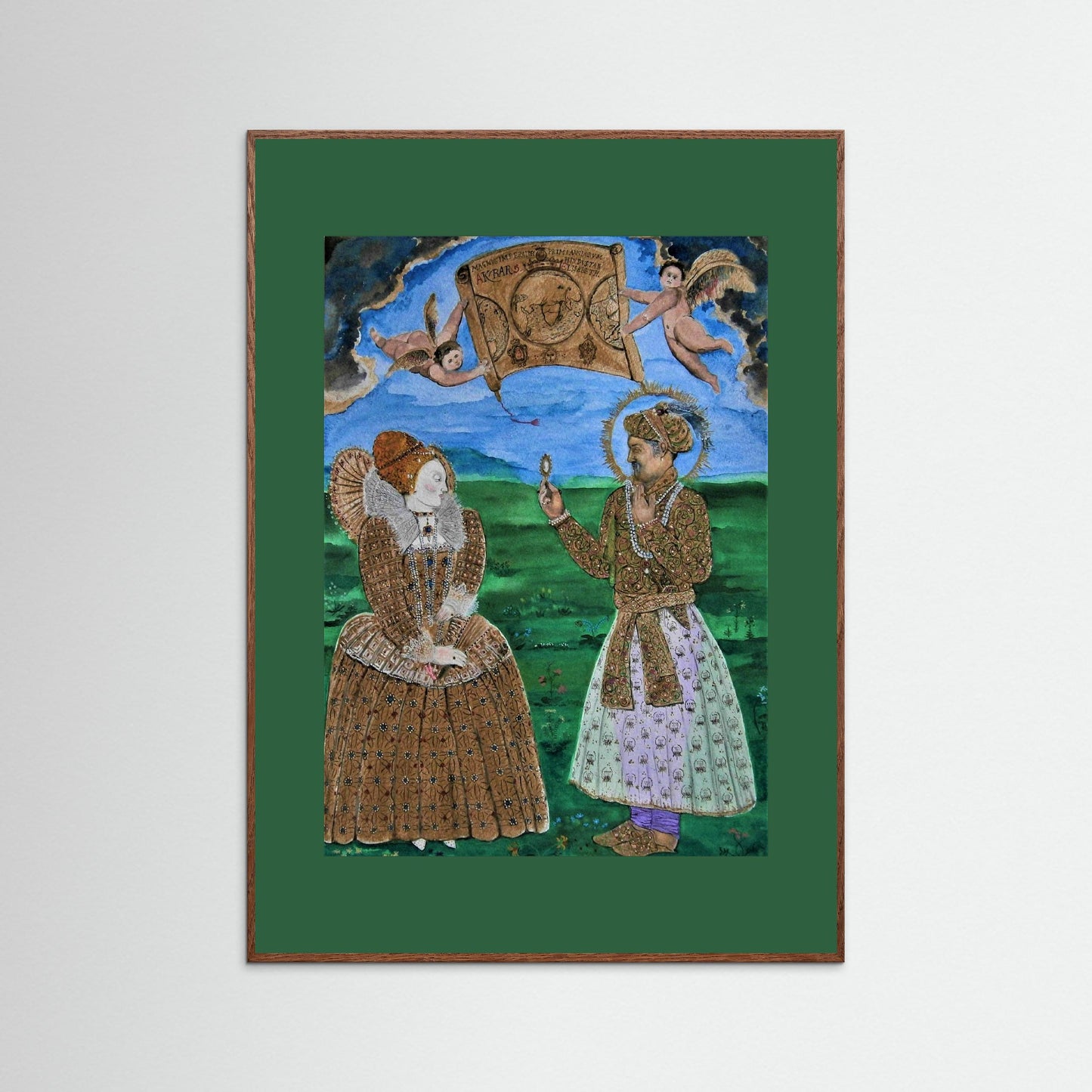 Queen Elizabeth & Emperor Akbar.
