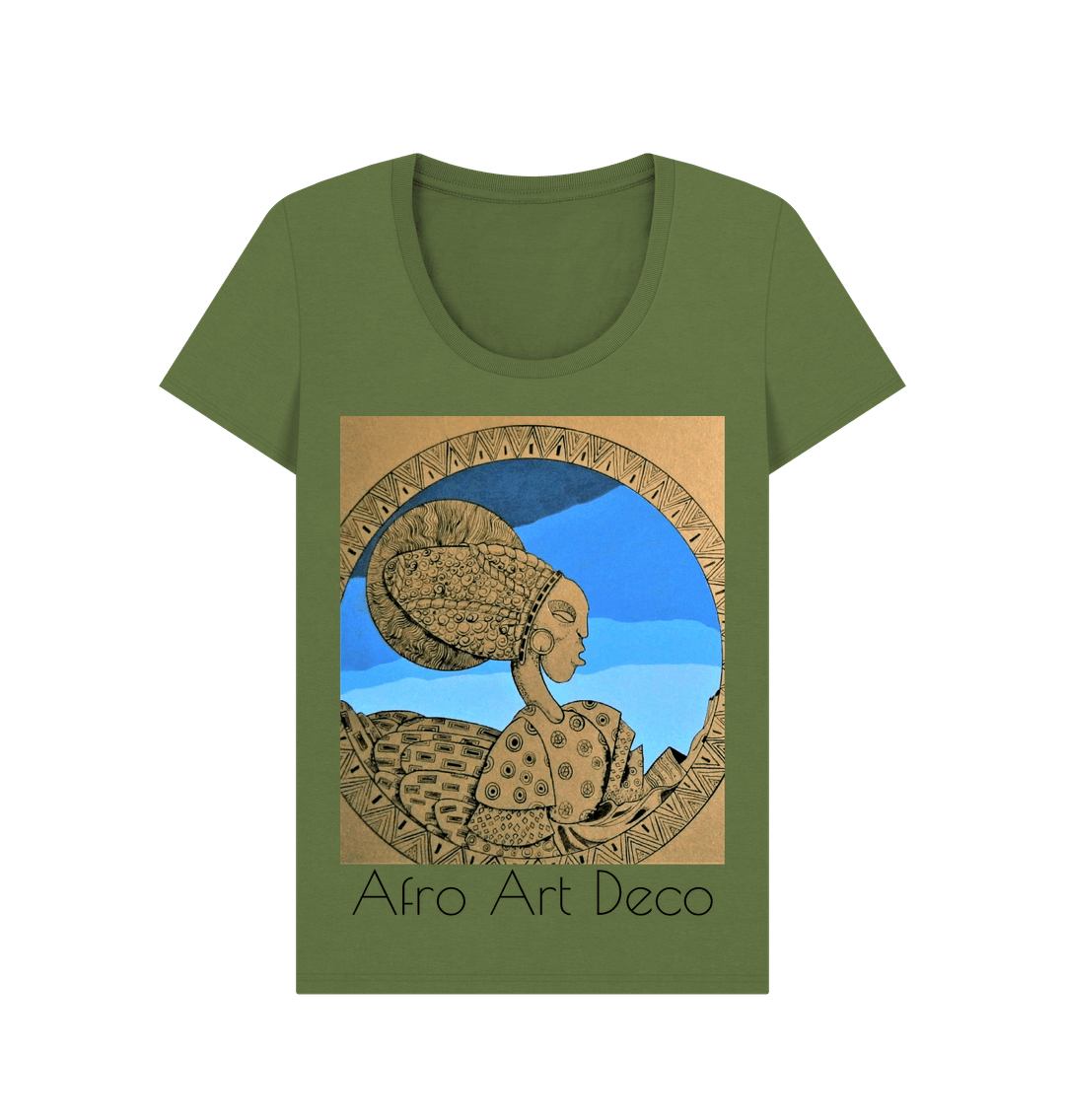 Khaki Printed T-shirt
