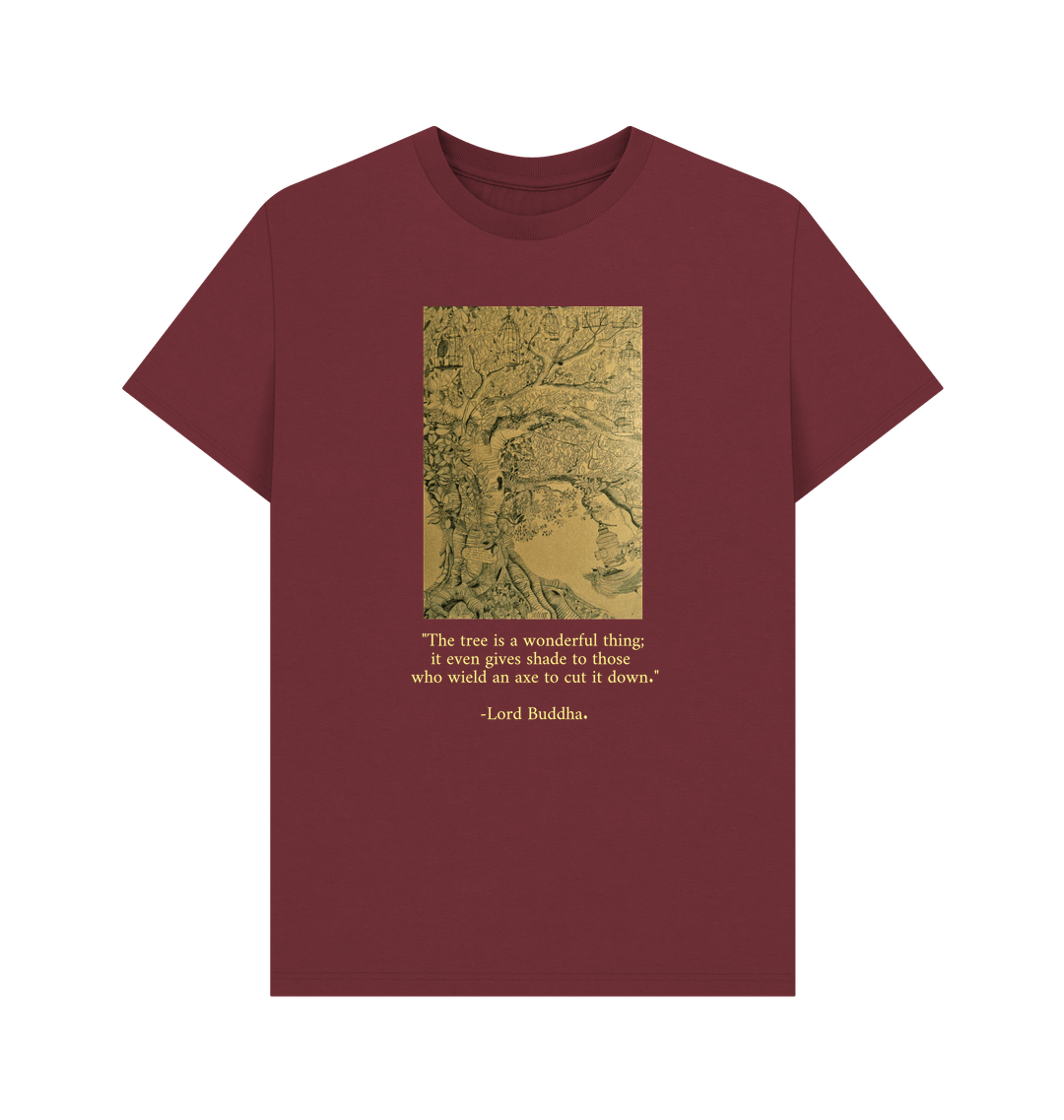 Red Wine Printed T-shirt