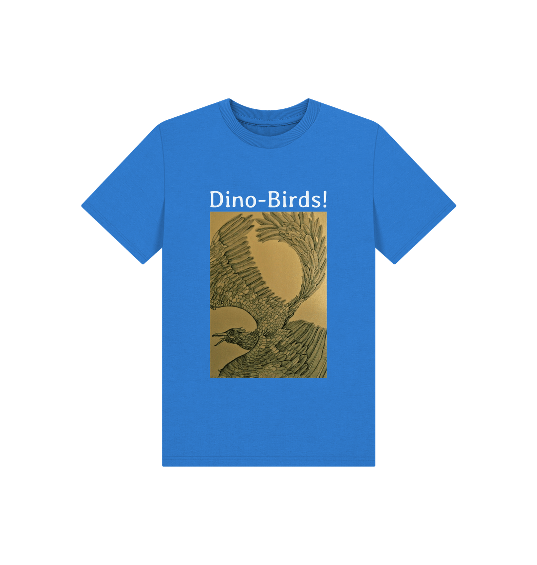 Bright Blue Printed Kids T-Shirt