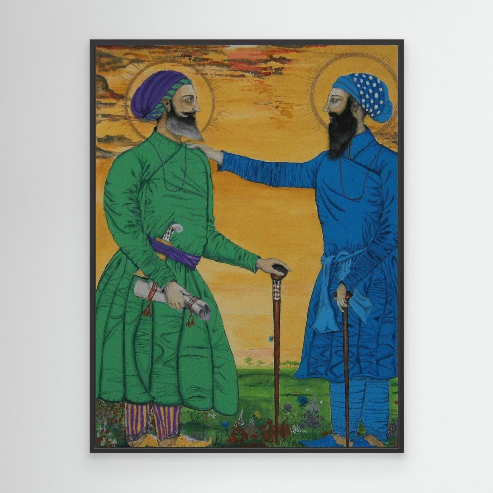 Guru Arjan Dev Greets Sufi Saint Mian Mir.