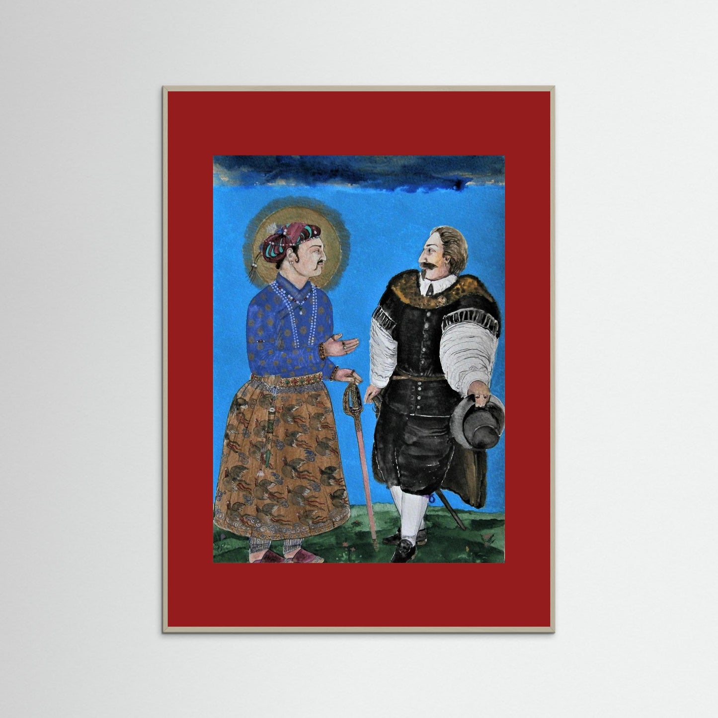 Emperor Jahangir & Sir Thomas Roe.