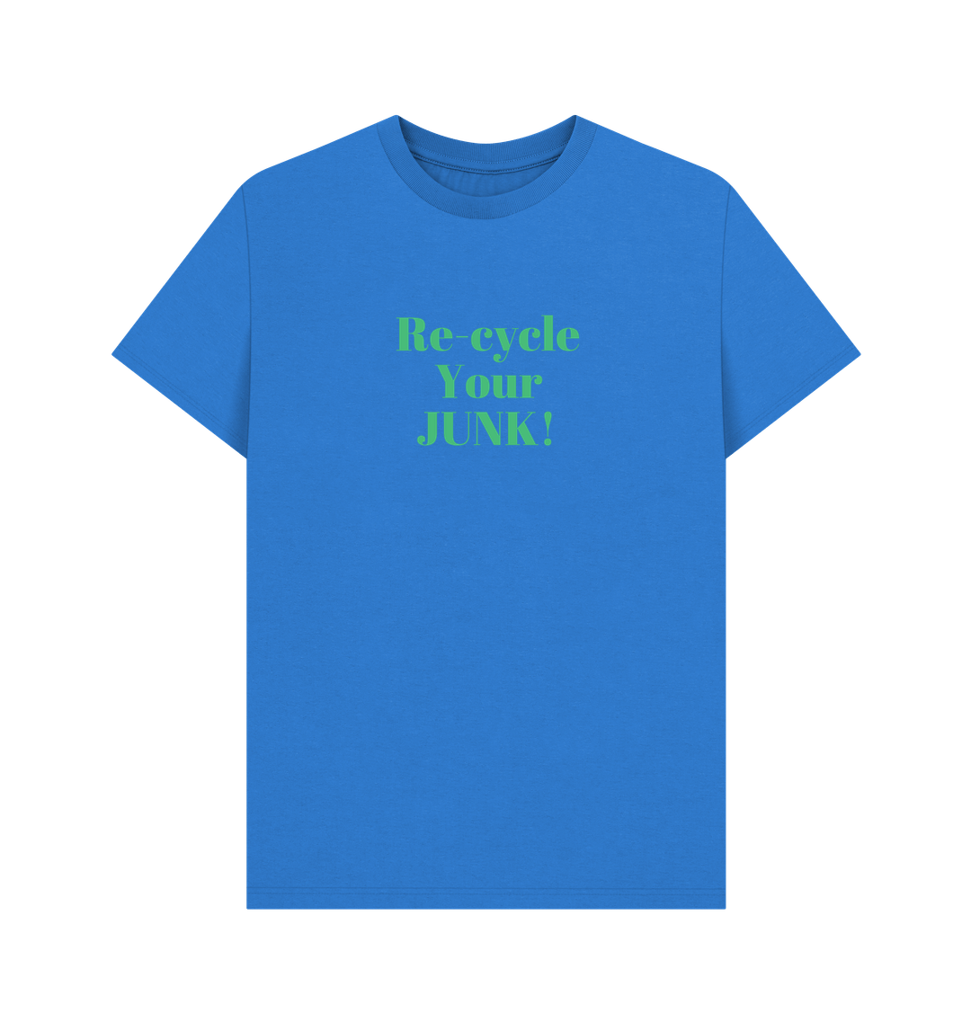 Bright Blue Printed T-shirt