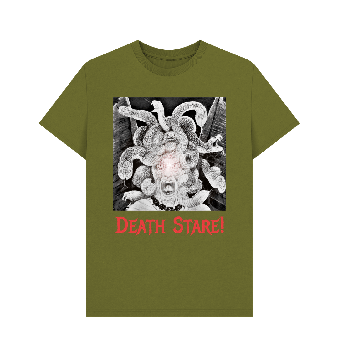 Moss Green Printed T-shirt