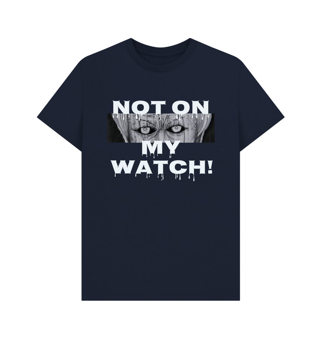 Navy Blue Printed T-shirt