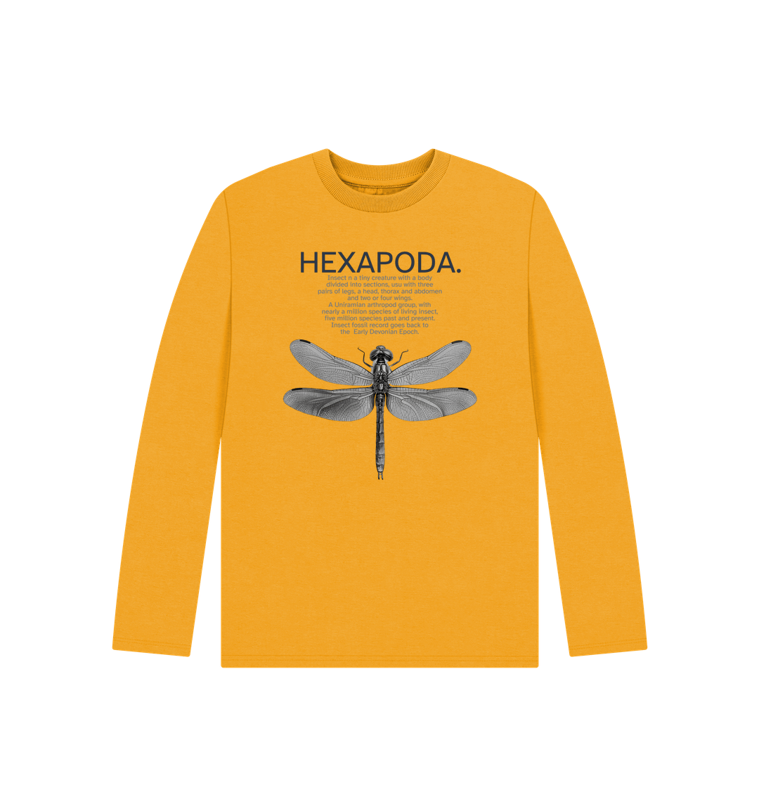 Mustard Printed Kids T-Shirt