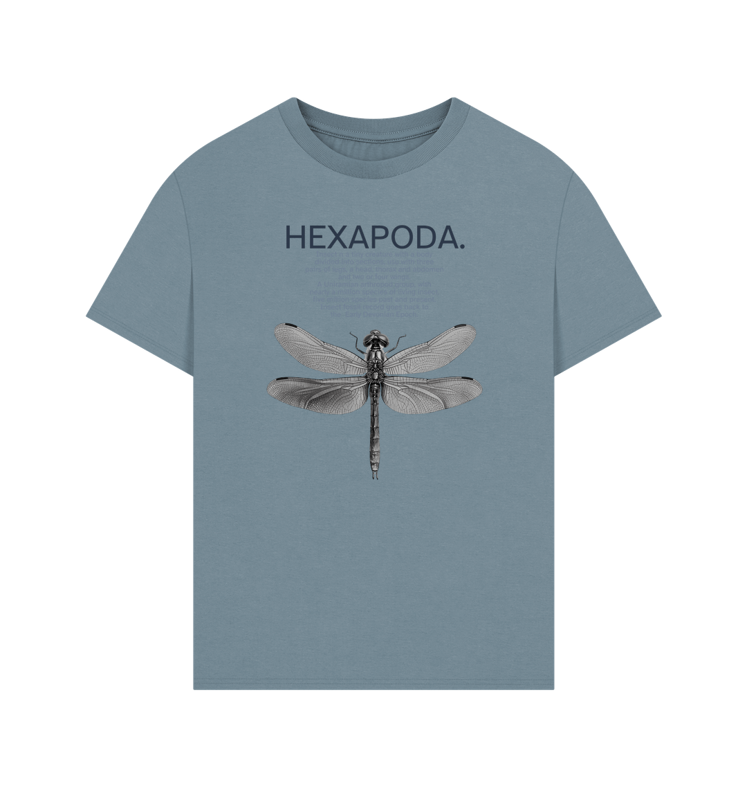 Stone Blue Printed T-shirt