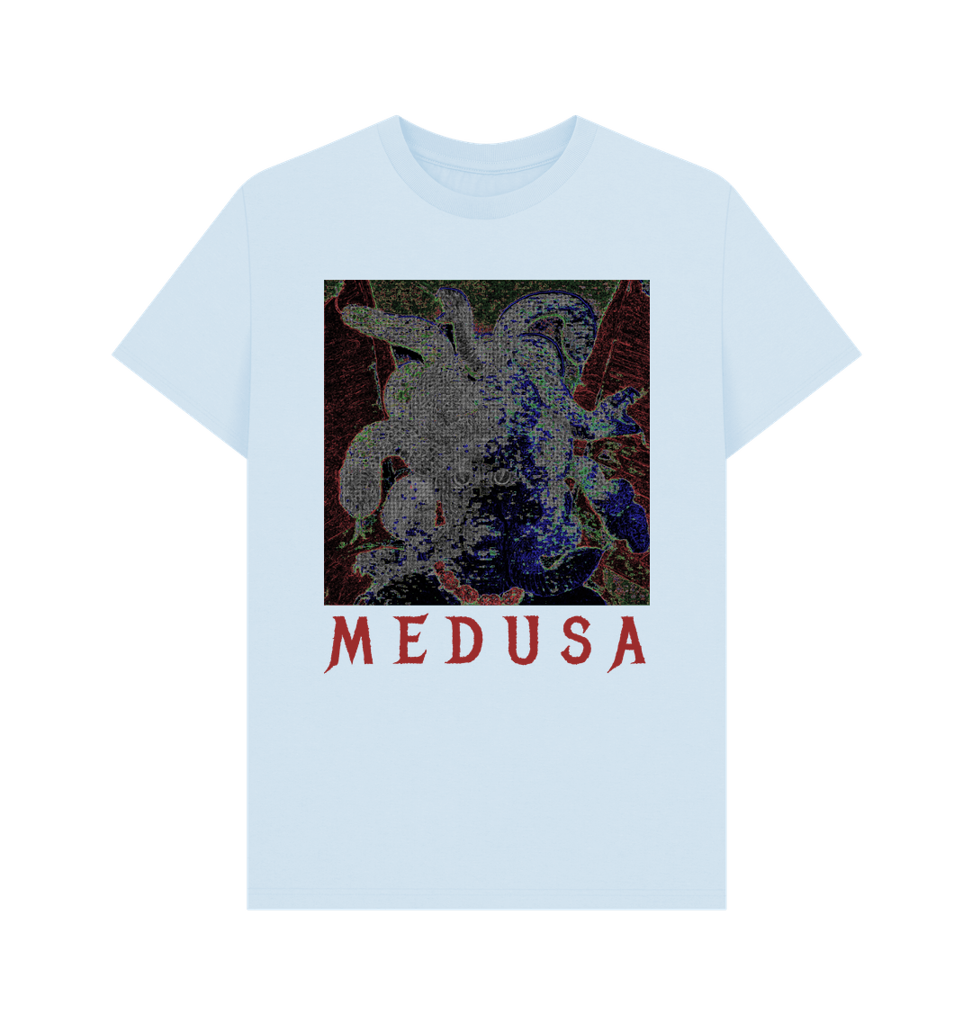 Sky Blue Printed T-shirt