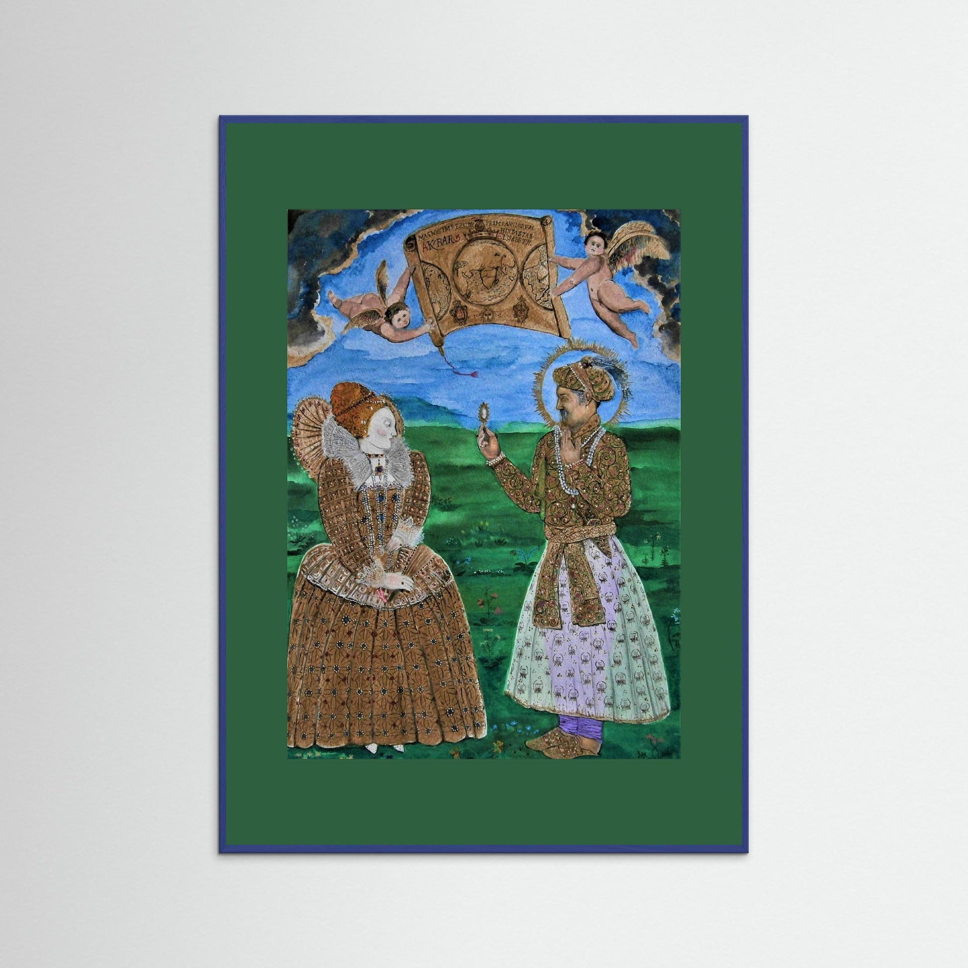 Queen Elizabeth & Emperor Akbar.