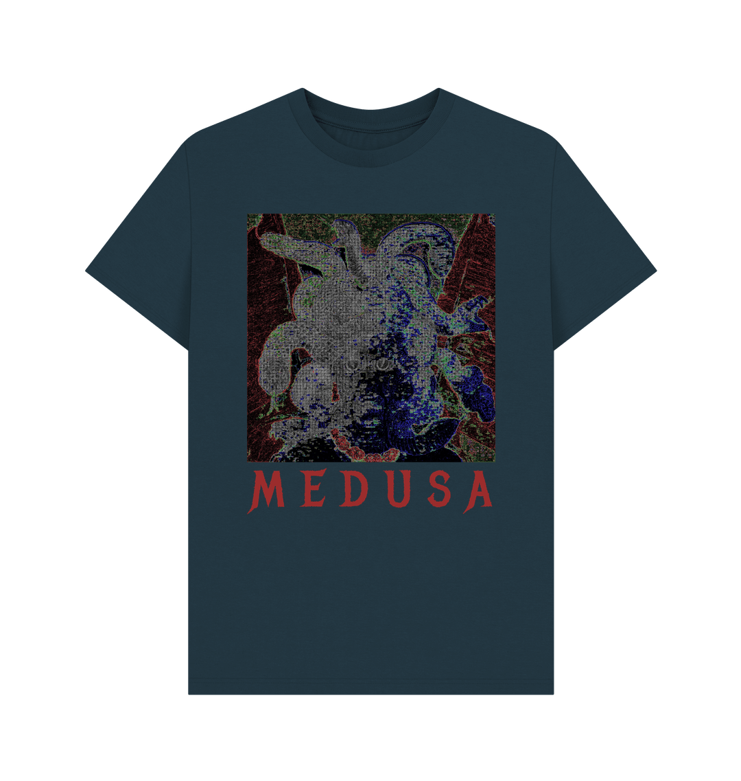 Denim Blue Printed T-shirt