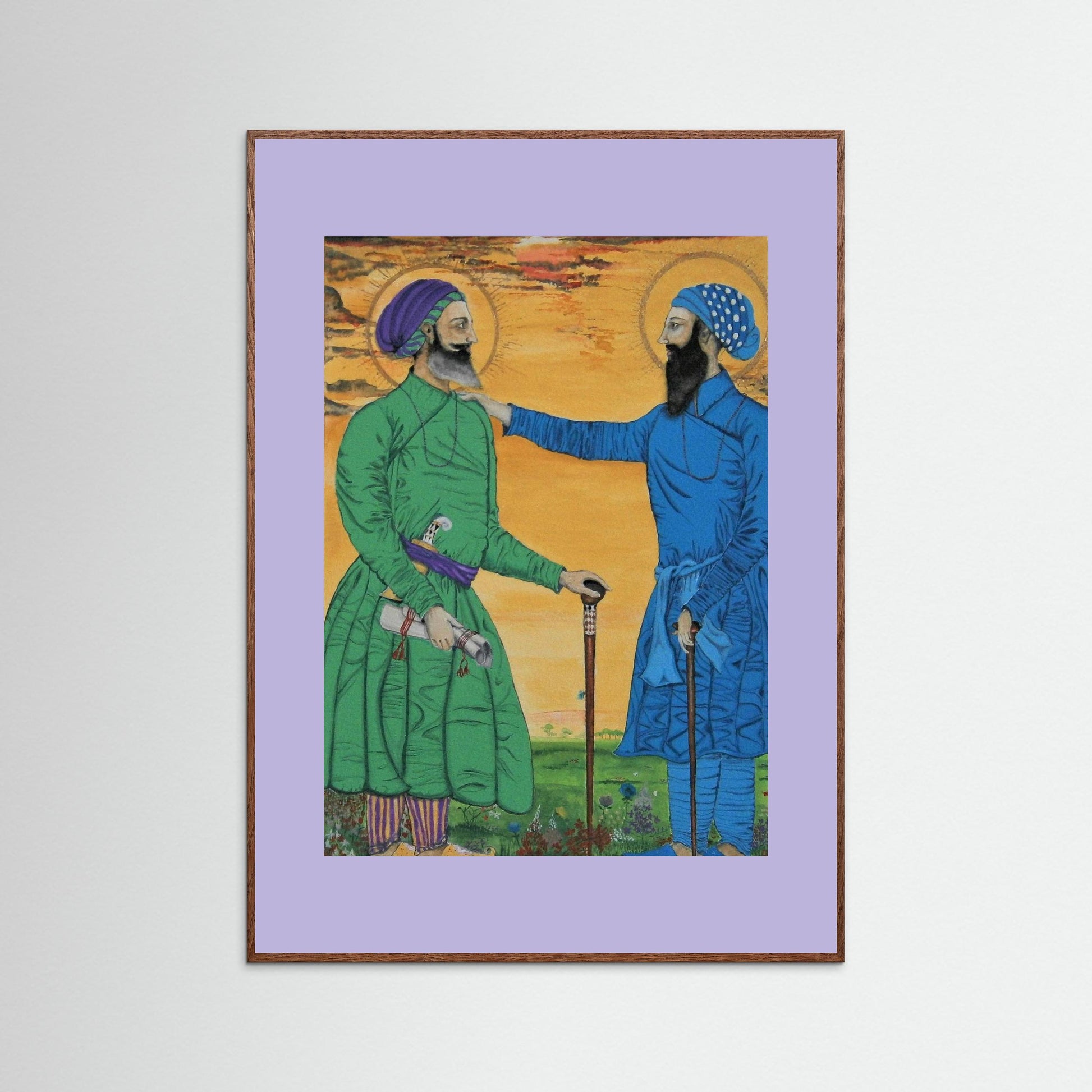Guru Arjan Dev Greets Sufi Saint Mian Mir.