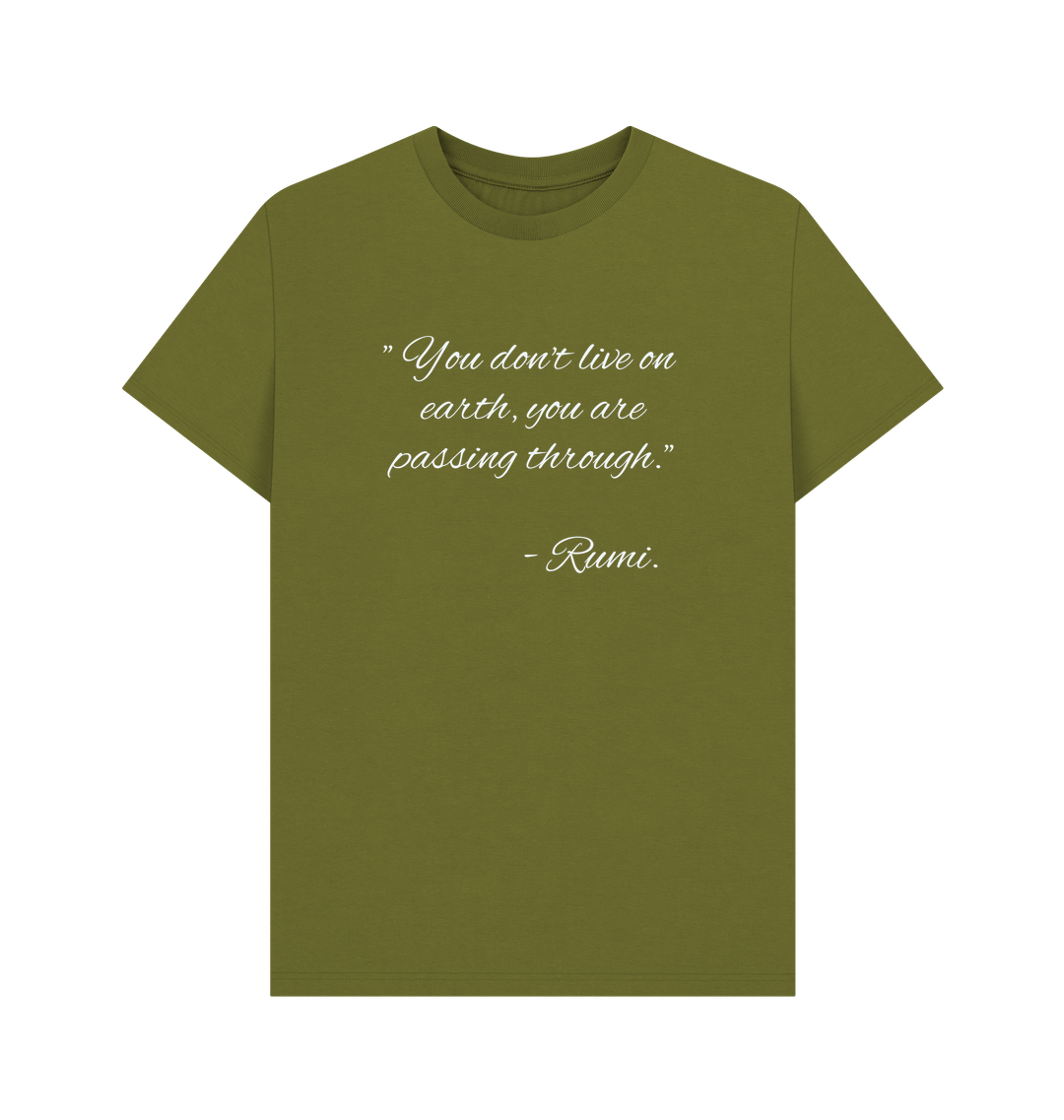 Moss Green Printed T-shirt