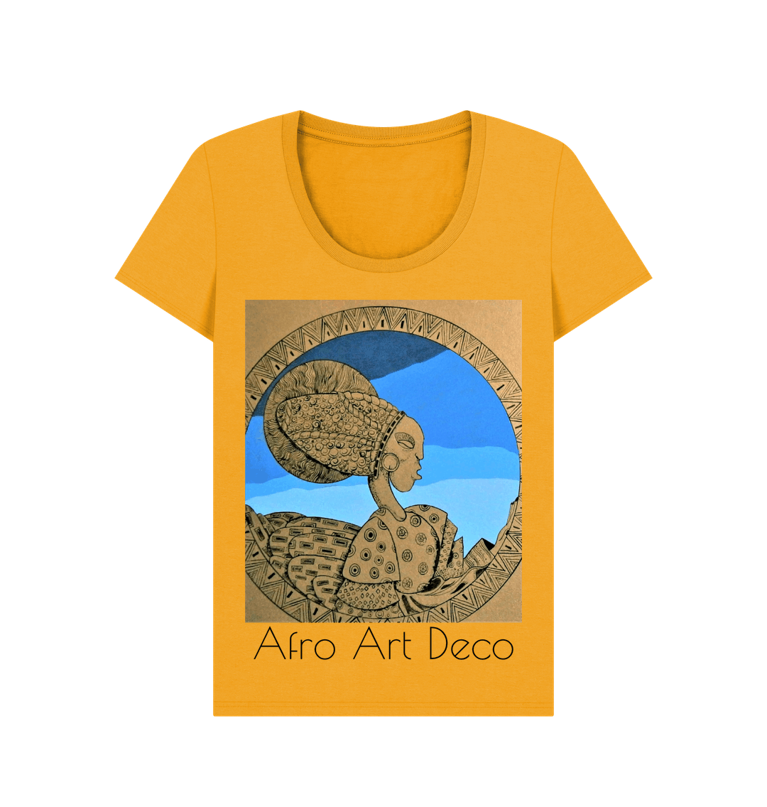 Mustard Printed T-shirt