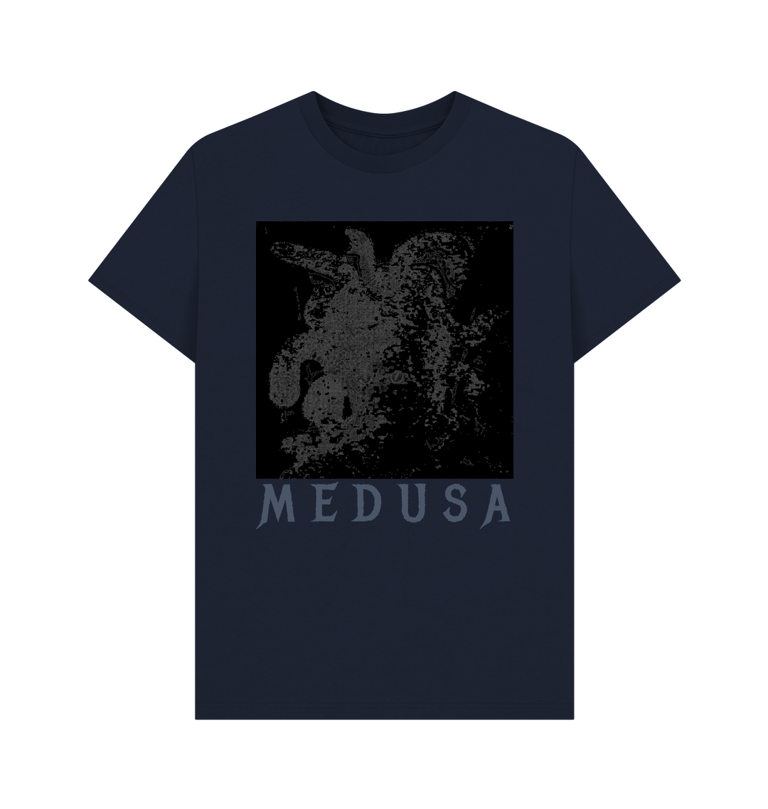 Navy Blue Printed T-shirt