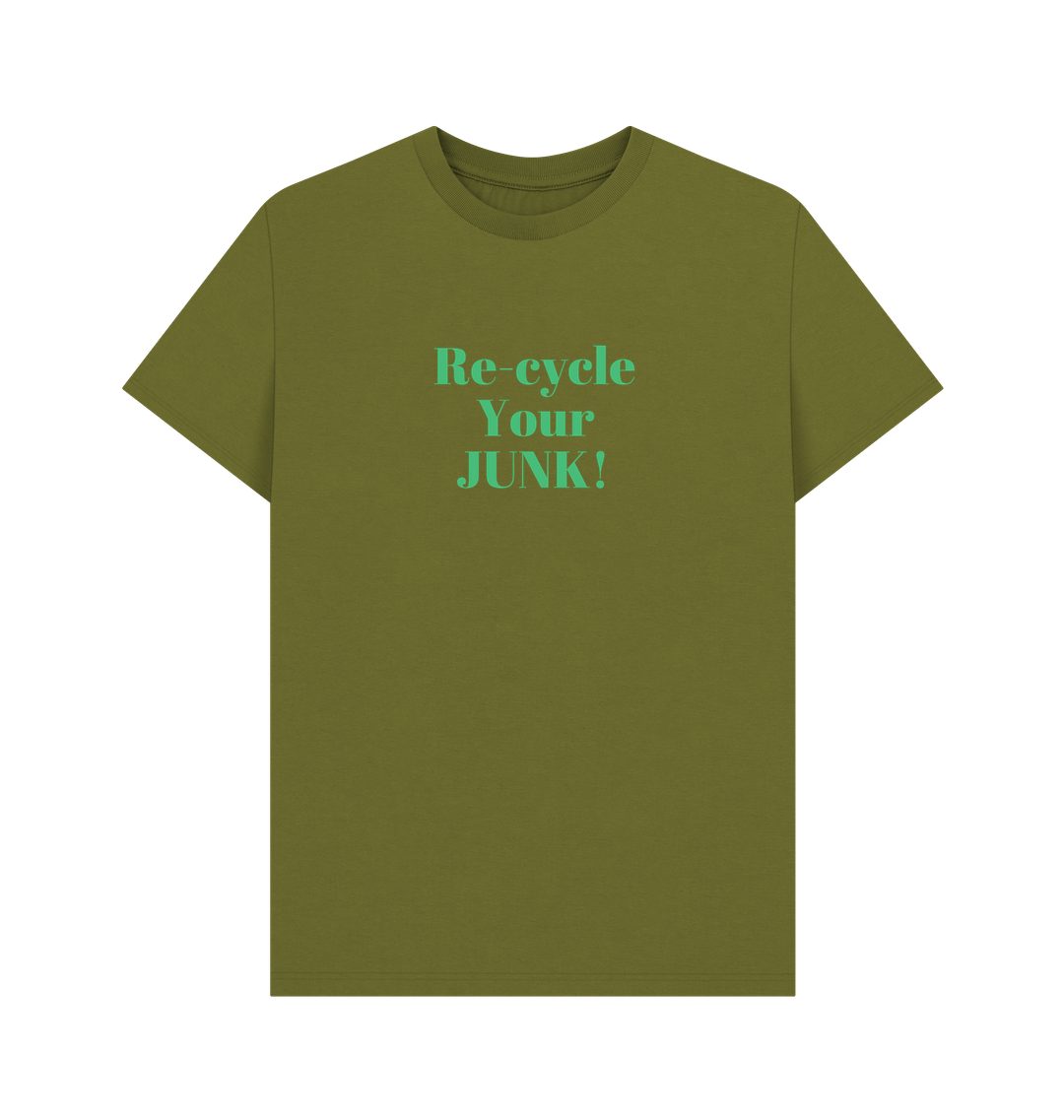 Moss Green Printed T-shirt