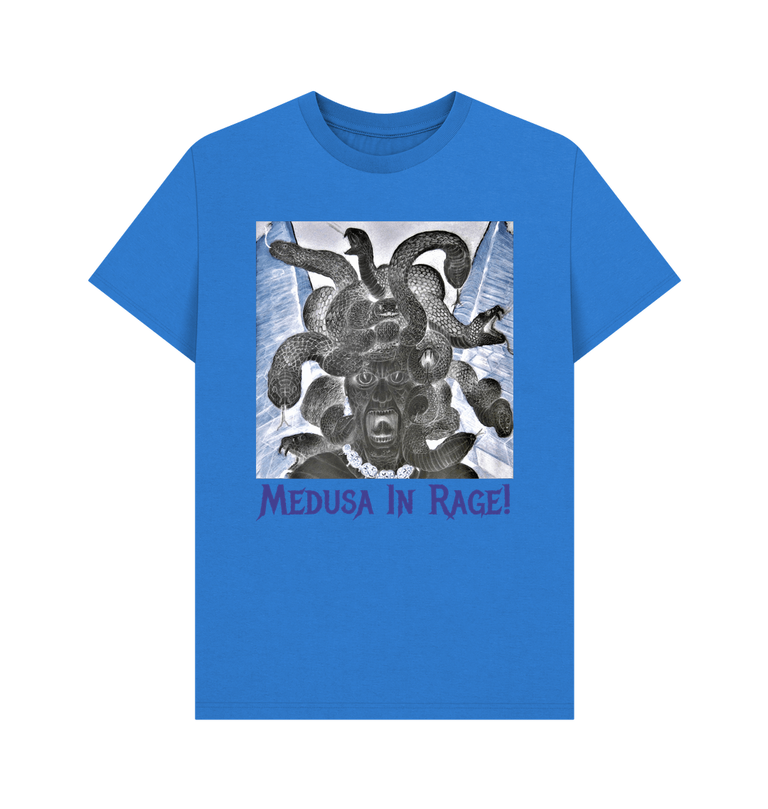 Bright Blue Printed T-shirt