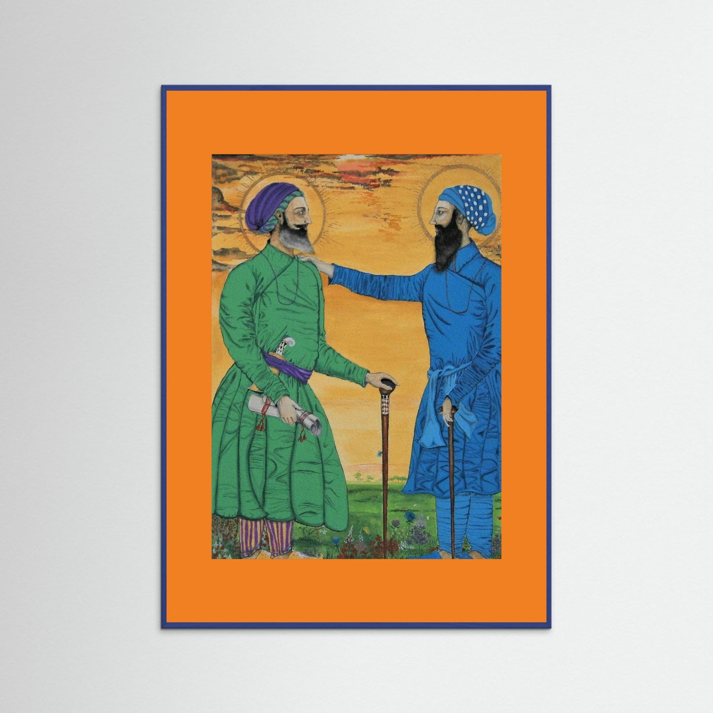 Guru Arjan Dev Greets Sufi Saint Mian Mir.