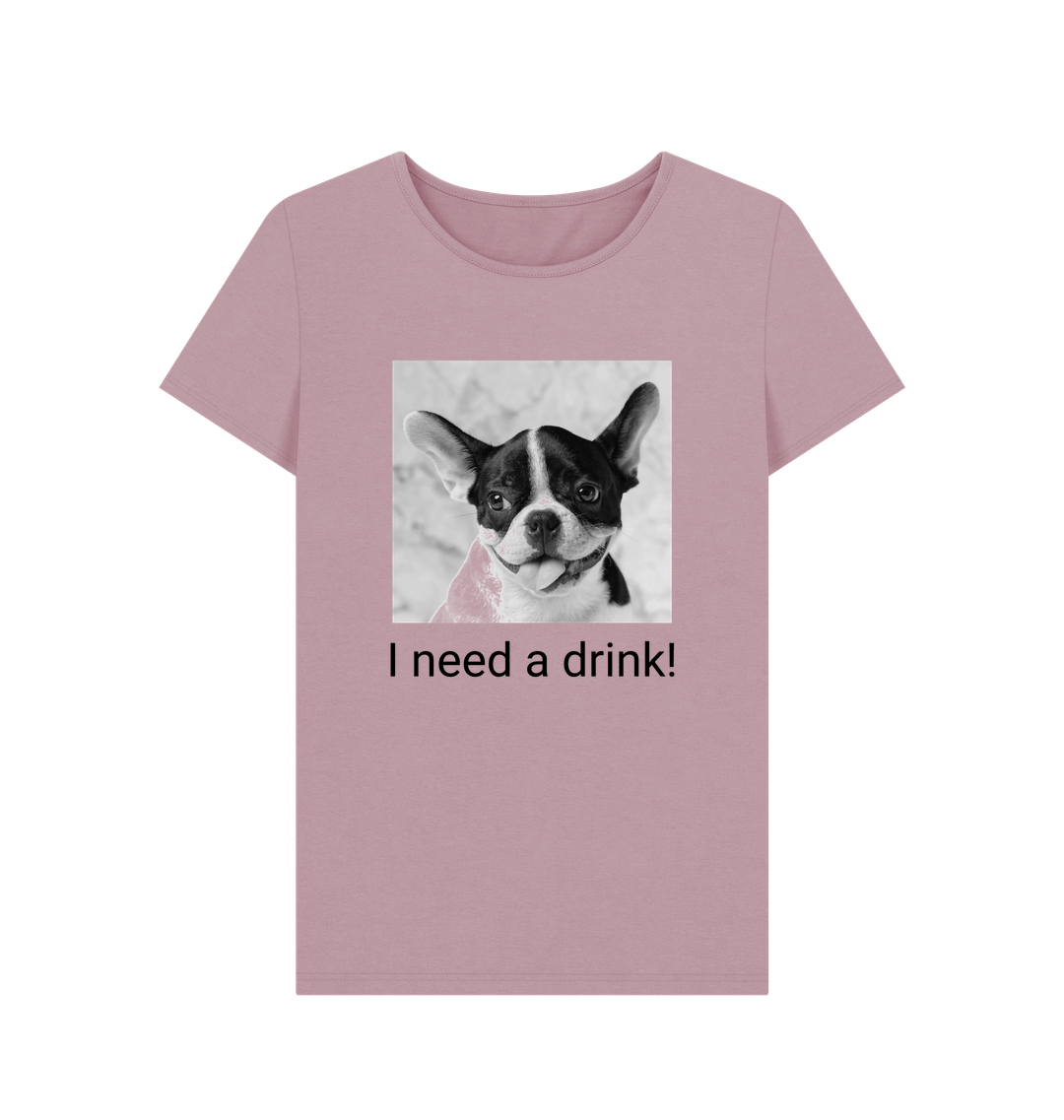 Mauve Printed T-shirt