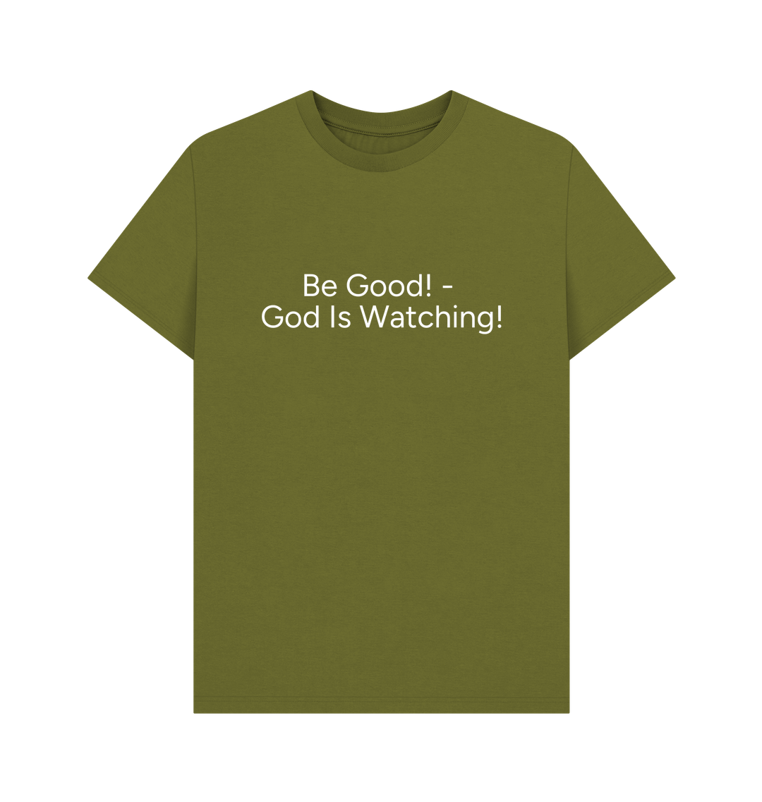 Moss Green Printed T-shirt