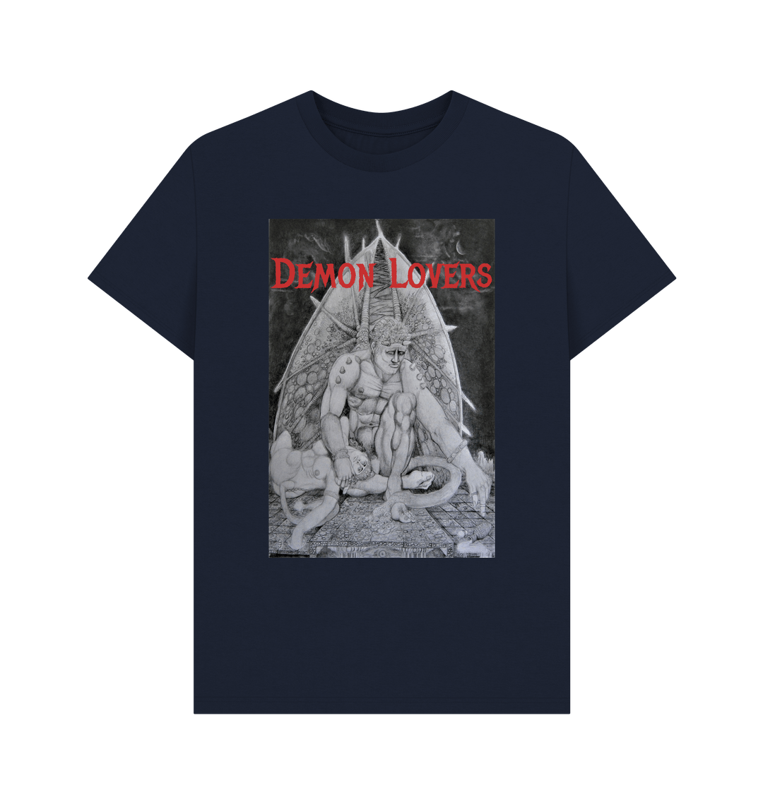 Navy Blue Printed T-shirt