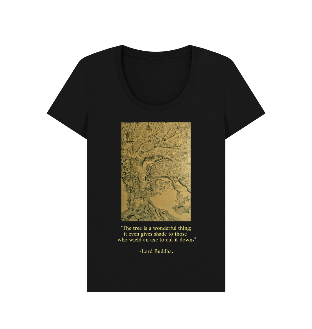 Black Printed T-shirt