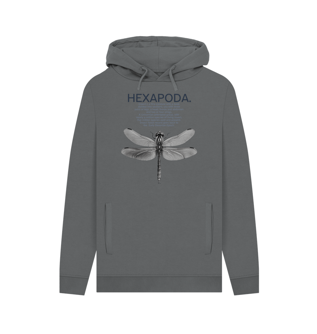 Slate Grey Printed Hoody