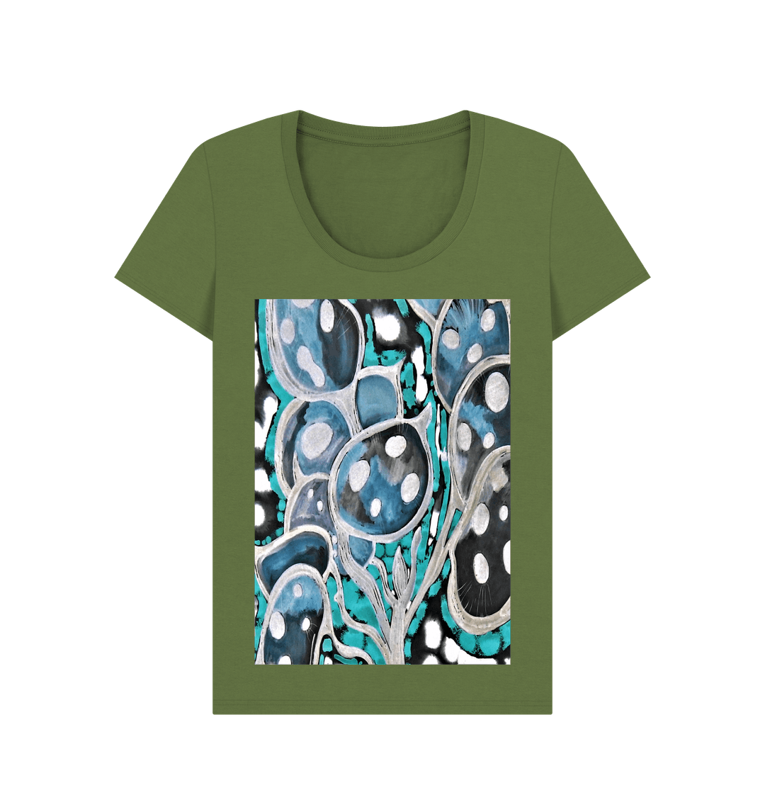 Khaki Printed T-shirt