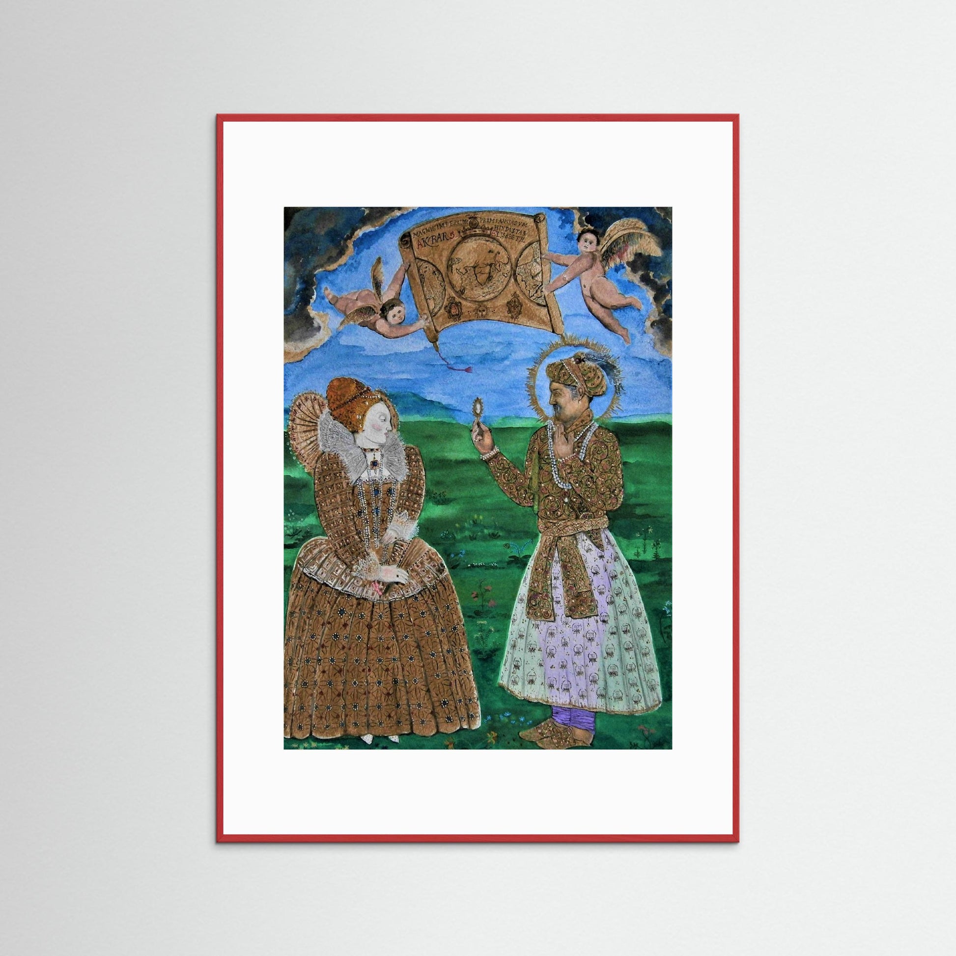 Queen Elizabeth & Emperor Akbar.
