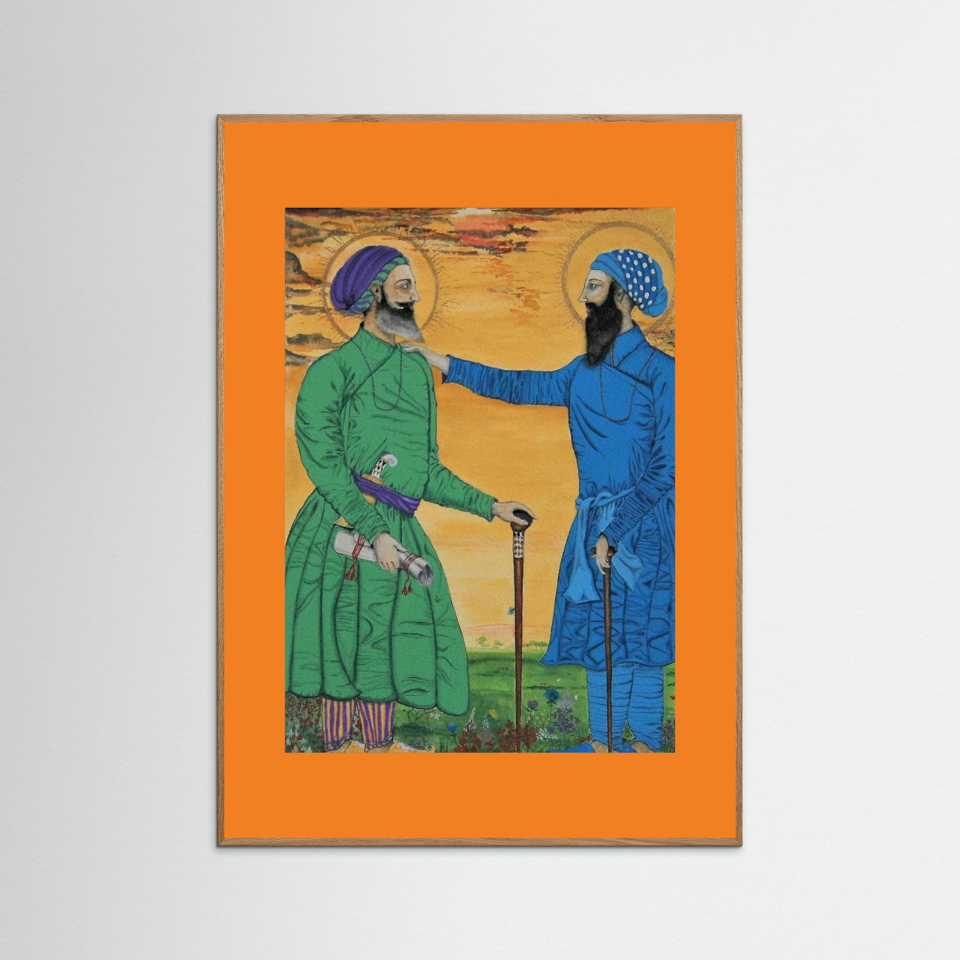 Guru Arjan Dev Greets Sufi Saint Mian Mir.