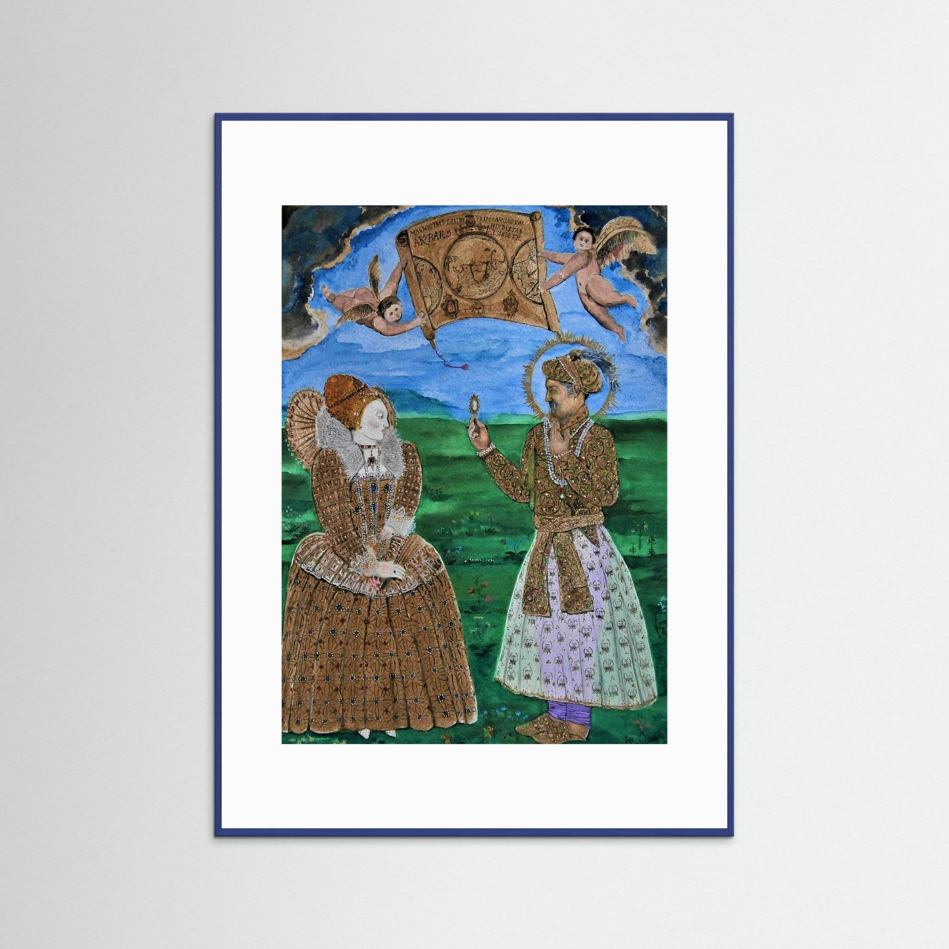 Queen Elizabeth & Emperor Akbar.