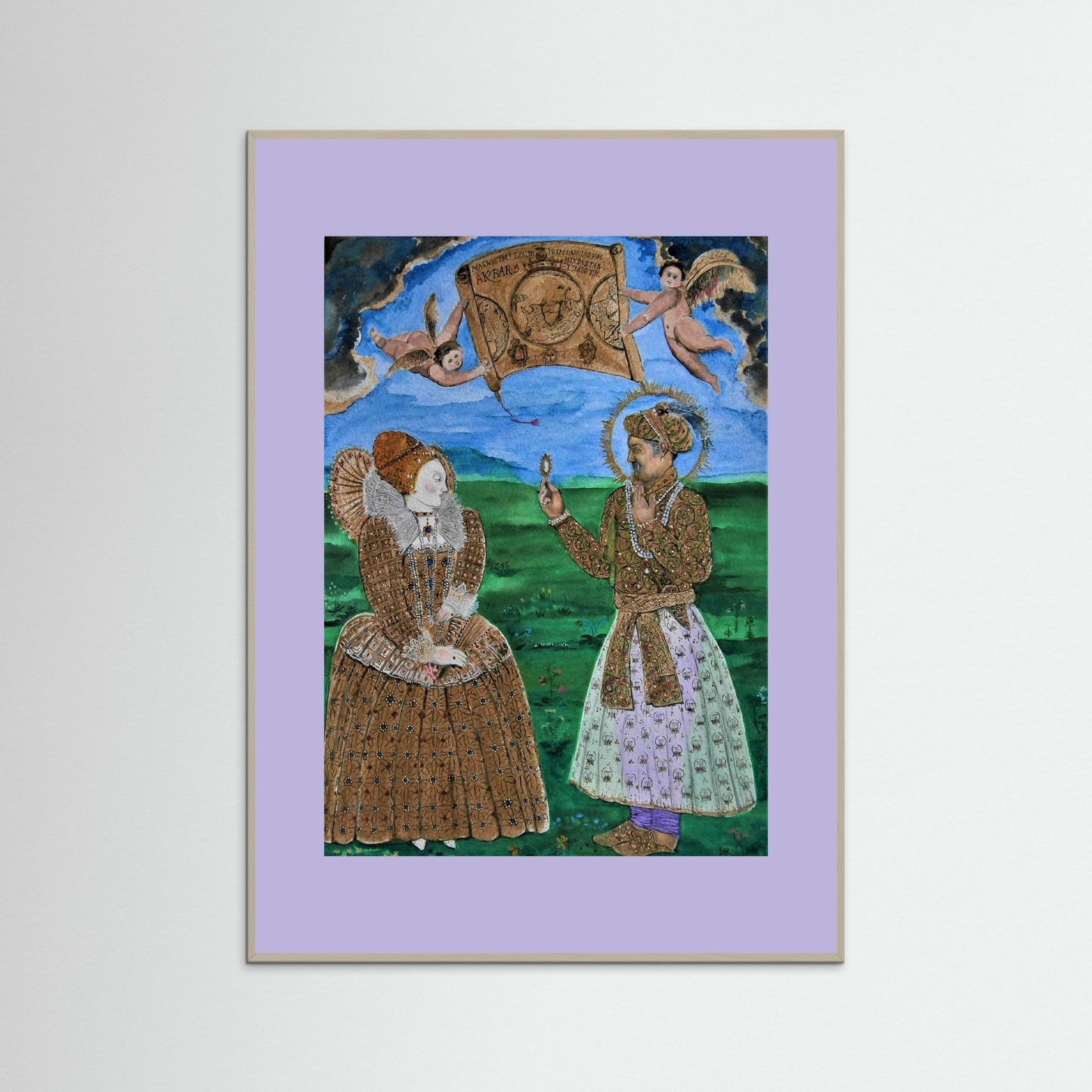 Queen Elizabeth & Emperor Akbar.
