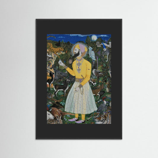 Guru Har Rai In The Celestial Garden
