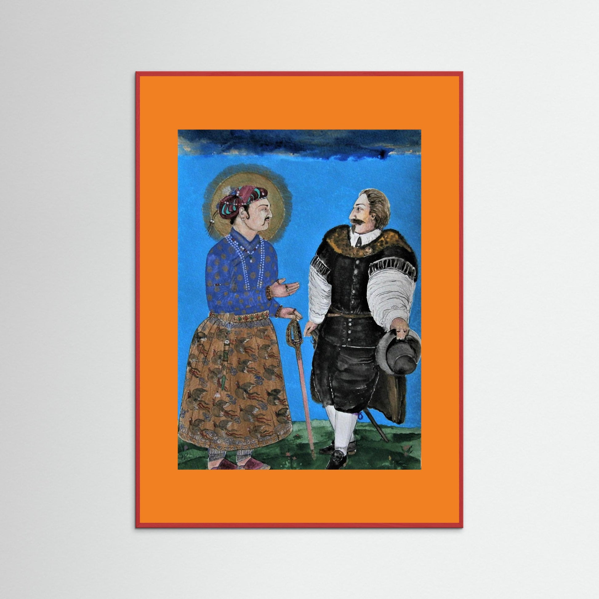 Emperor Jahangir & Sir Thomas Roe.