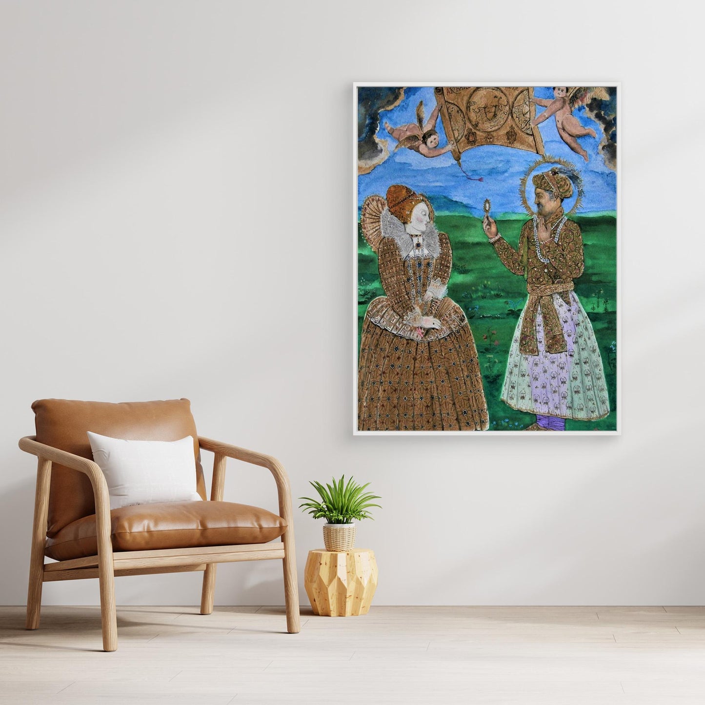 Queen Elizabeth & Emperor Akbar.