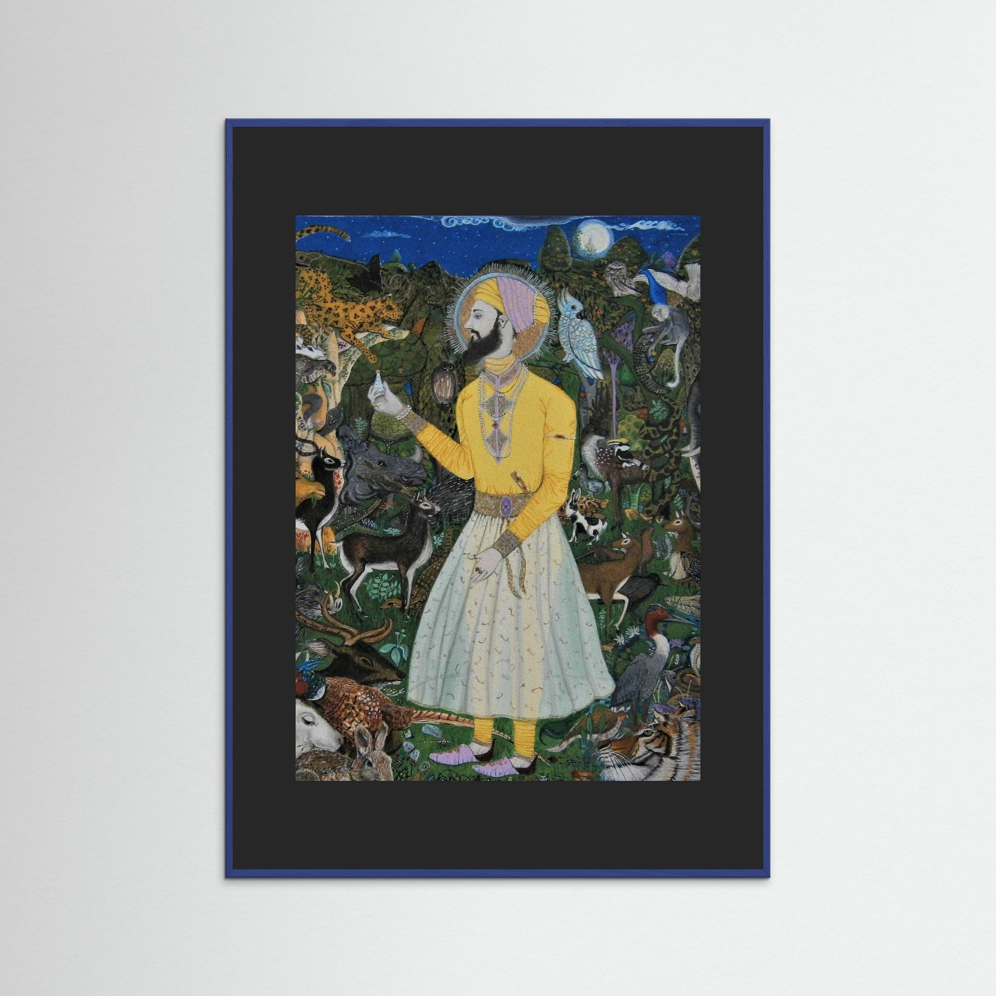 Guru Har Rai In The Celestial Garden