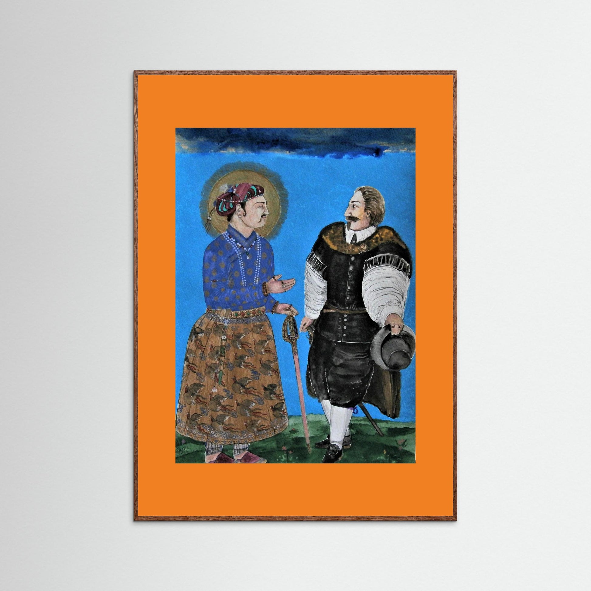 Emperor Jahangir & Sir Thomas Roe.